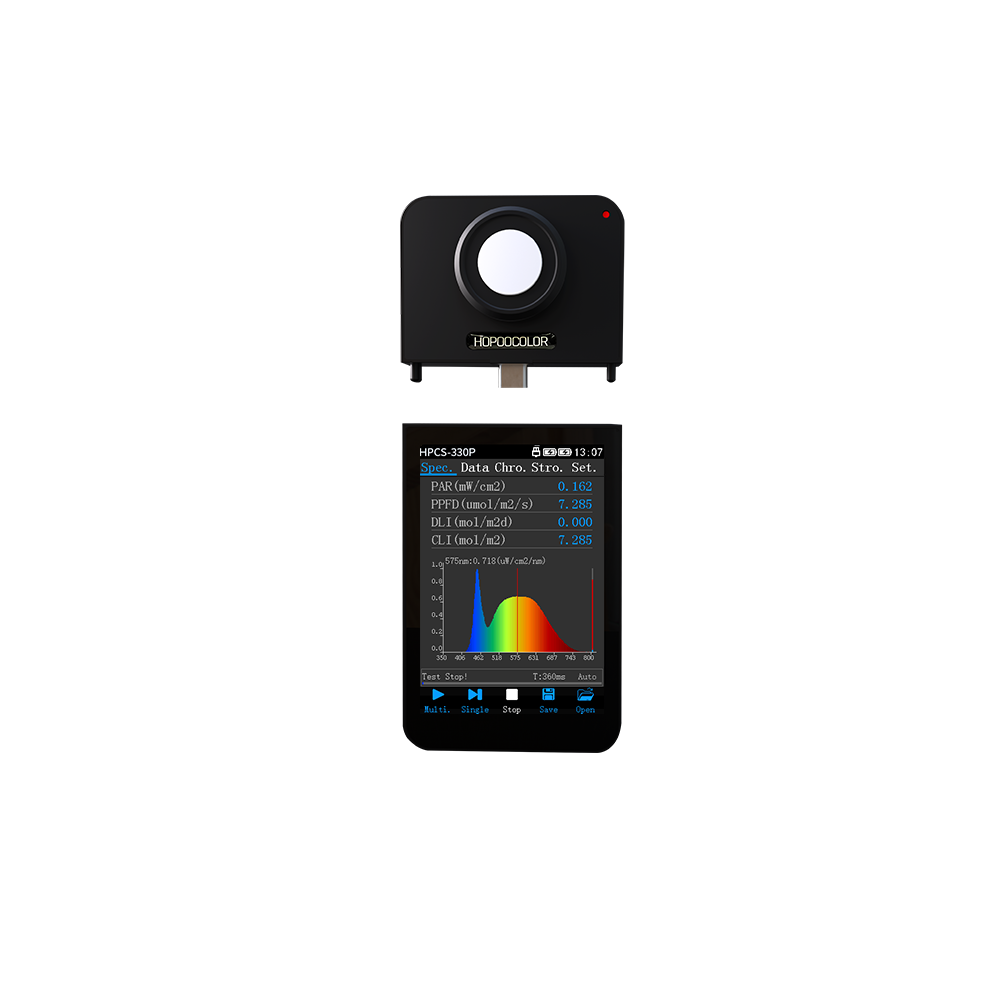 Espectrorradiómetro para iluminación vegetal HOPOOCOLOR HPCS-330P