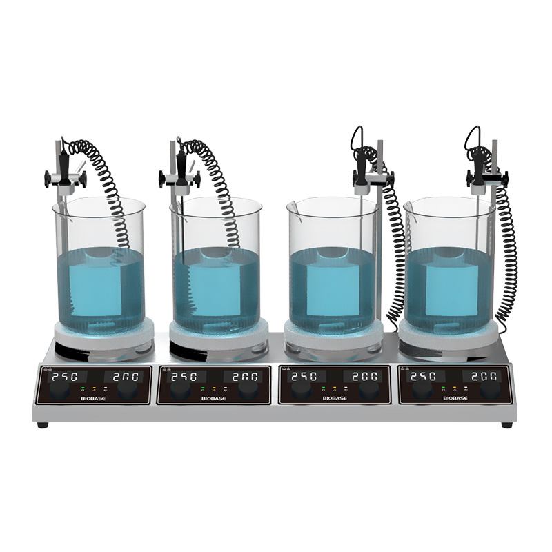 BIOBASE BK-MS300-S2 / BK-MS300-S4 / BK-MS300-S6 Multi-Position Hotplate Magnetic Stirrer BK-MS300-S2 BK-MS300-S4 BK-MS300-S6 — 2