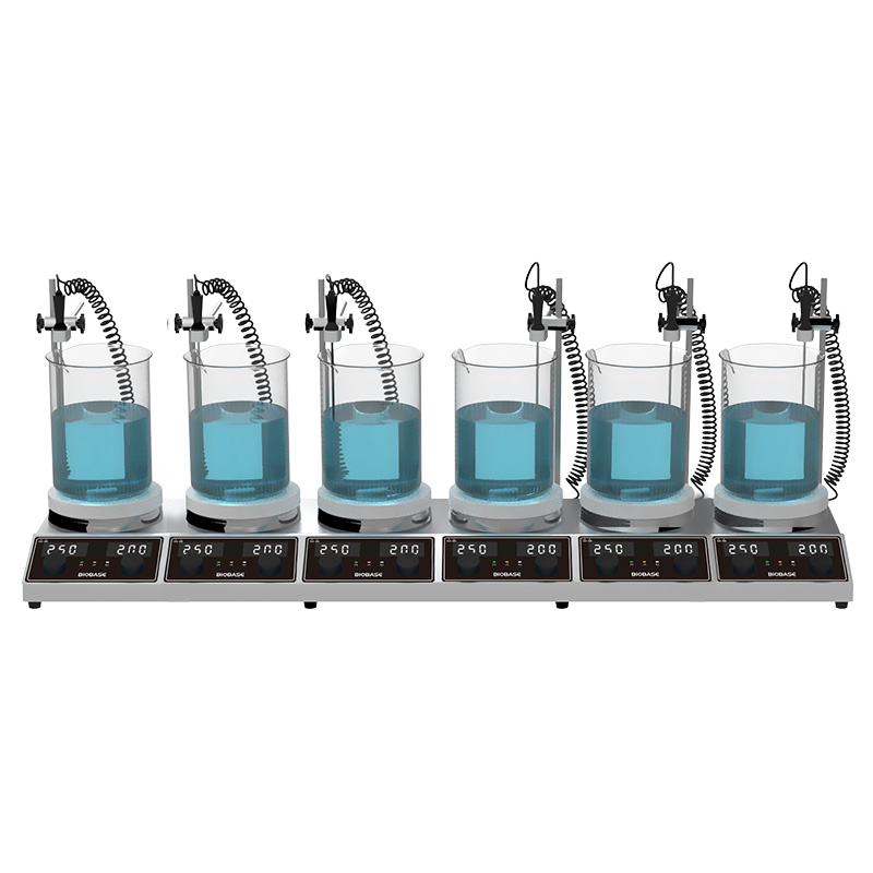 BIOBASE BK-MS300-S2 / BK-MS300-S4 / BK-MS300-S6 Multi-Position Hotplate Magnetic Stirrer BK-MS300-S2 BK-MS300-S4 BK-MS300-S6 — 3
