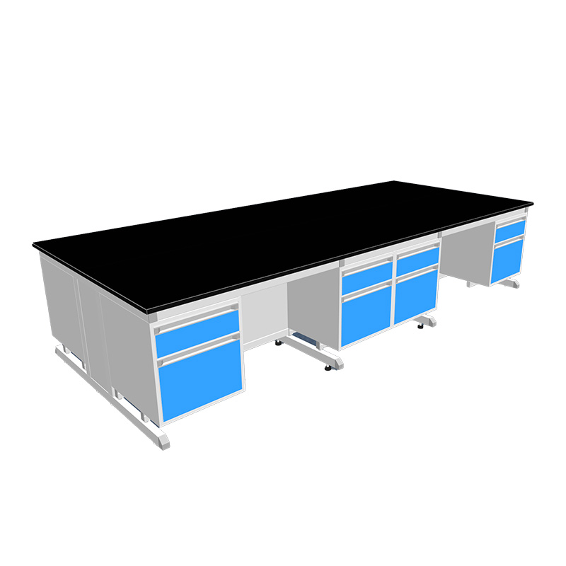 Bancada central em aço e madeira BIOBASE Custom configuration — 2