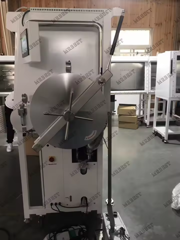 Glovebox grande em aço inoxidável MRBEST MR-Lab2000 com quatro luvas — 4