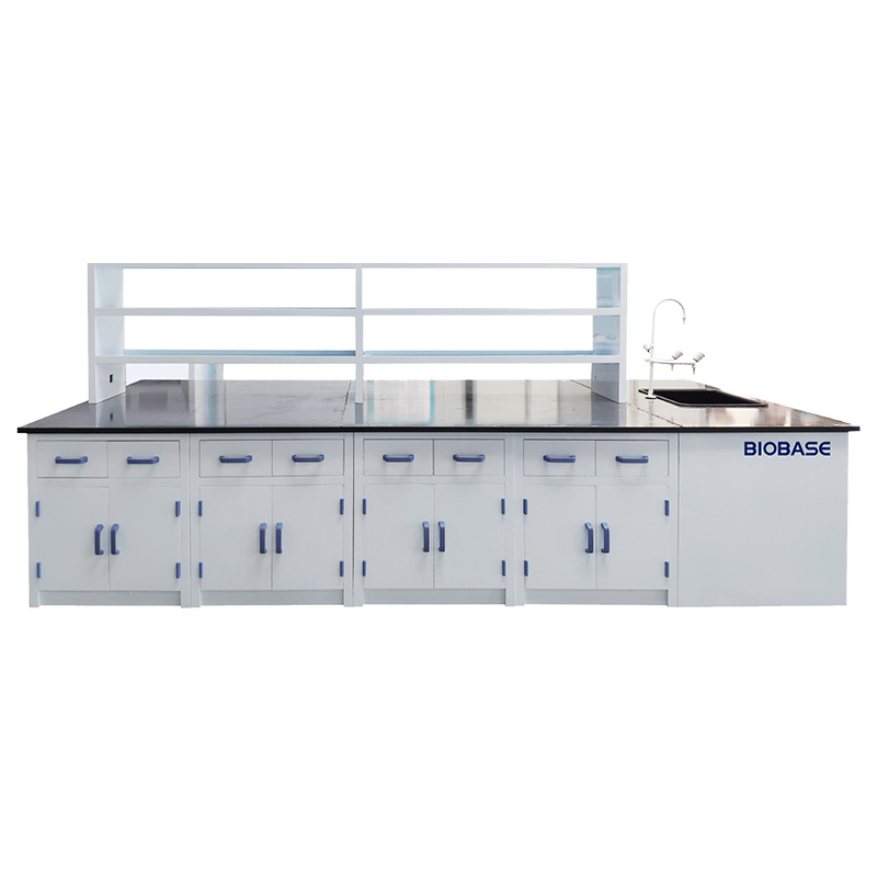 Bancada central em polipropileno BIOBASE PP Island Bench