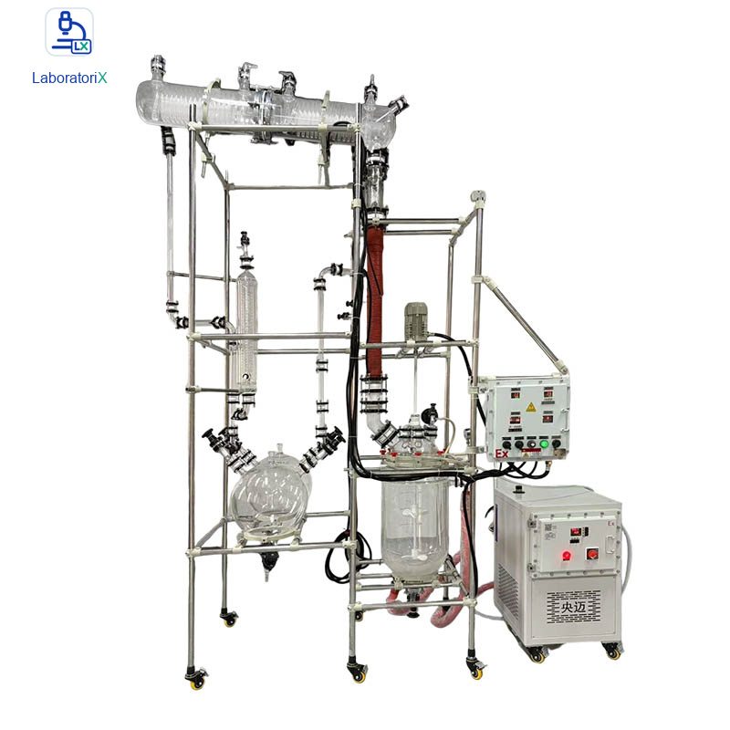 Sistema de reactor de destilación de vidrio YMDR