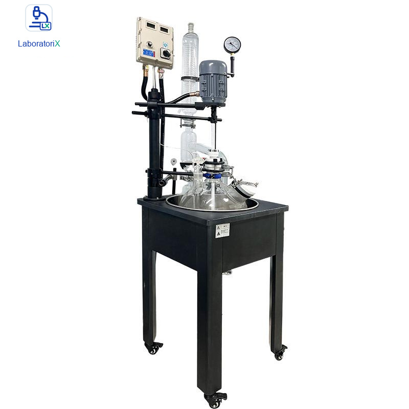 Reator esférico de vidro YMSGR-20EX com manta de aquecimento — 2